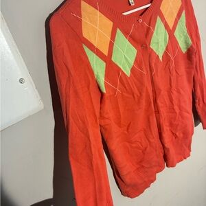 Cherokee Vibrant Orange Sweater